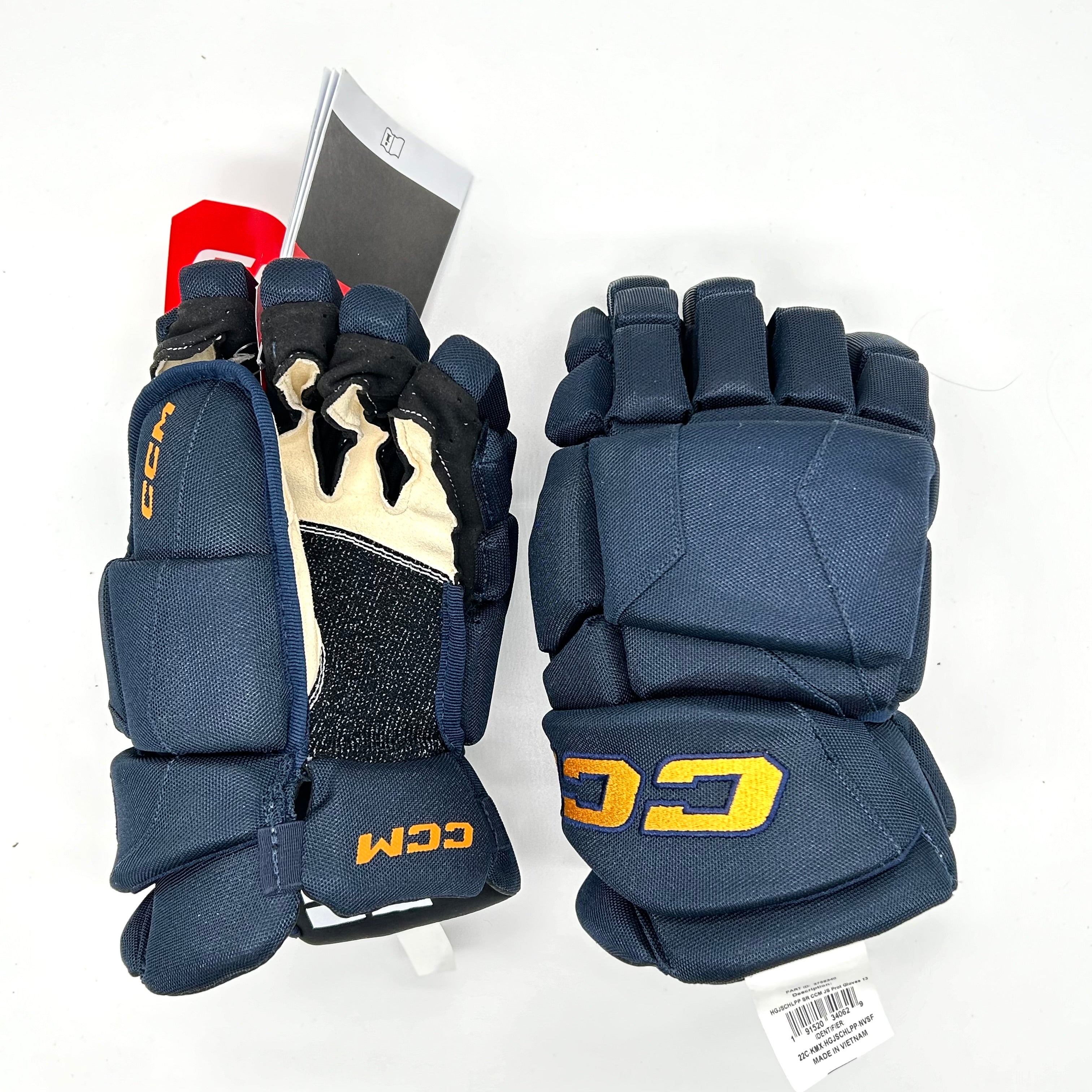 CCM HGJSCHLPP - Gant OHL Pro Stock (bleu marine/texte jaune)